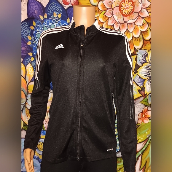 Adidas Tiro 21 Prime Green Aeroready Full-zip Jacket - Picture 2 of 2